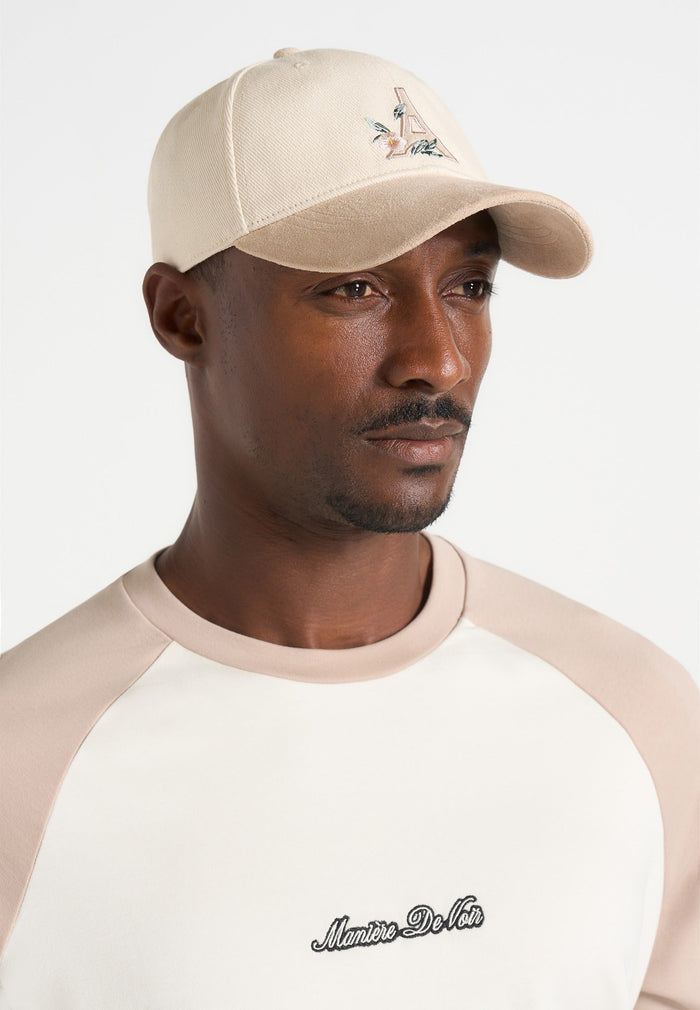 Floral - Eiffel Suede Contrast Cap - Beige