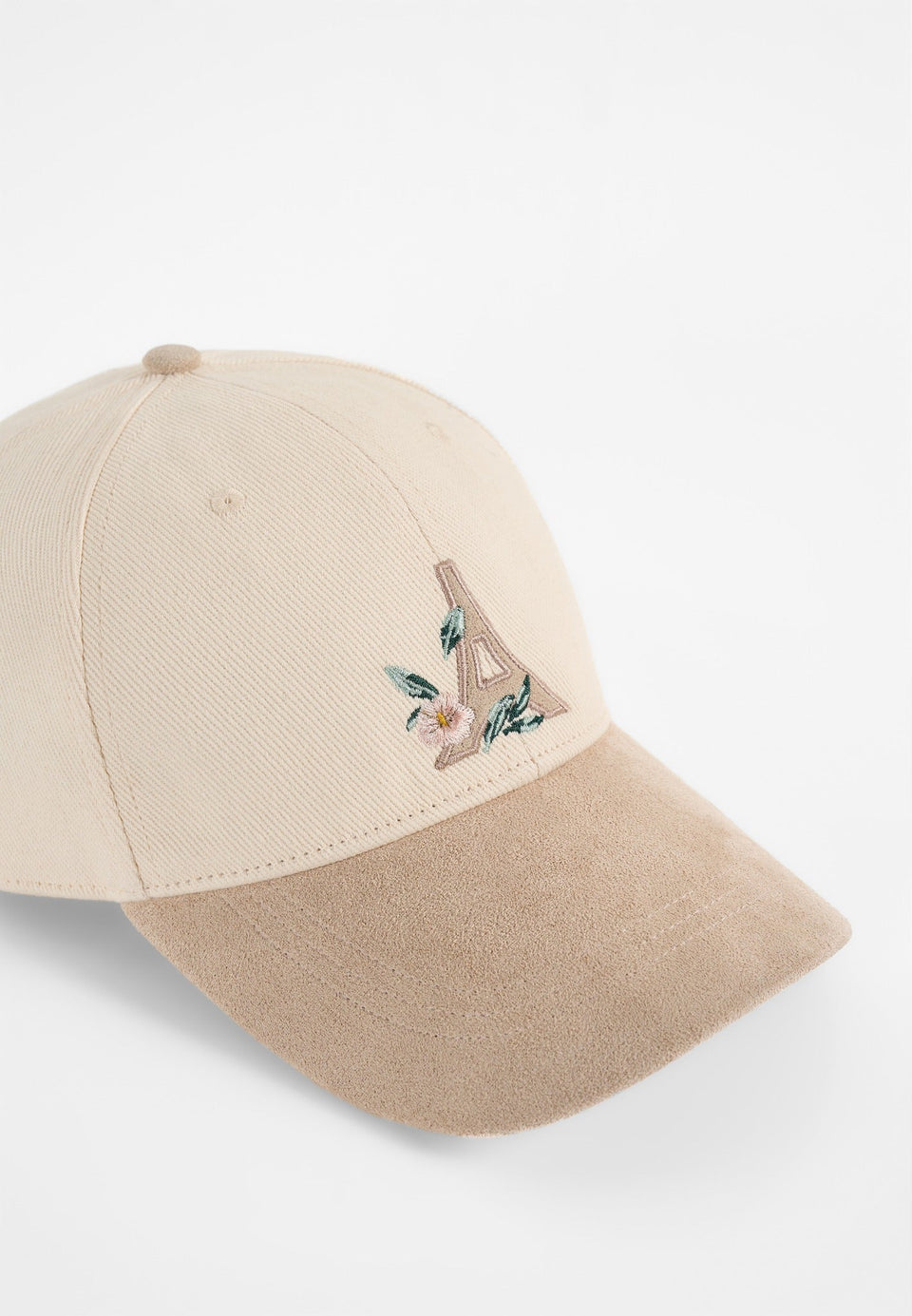 floral-eiffel-suede-contrast-cap-beige