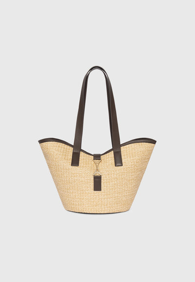 Emera - Raffia Tote Bag - Natural