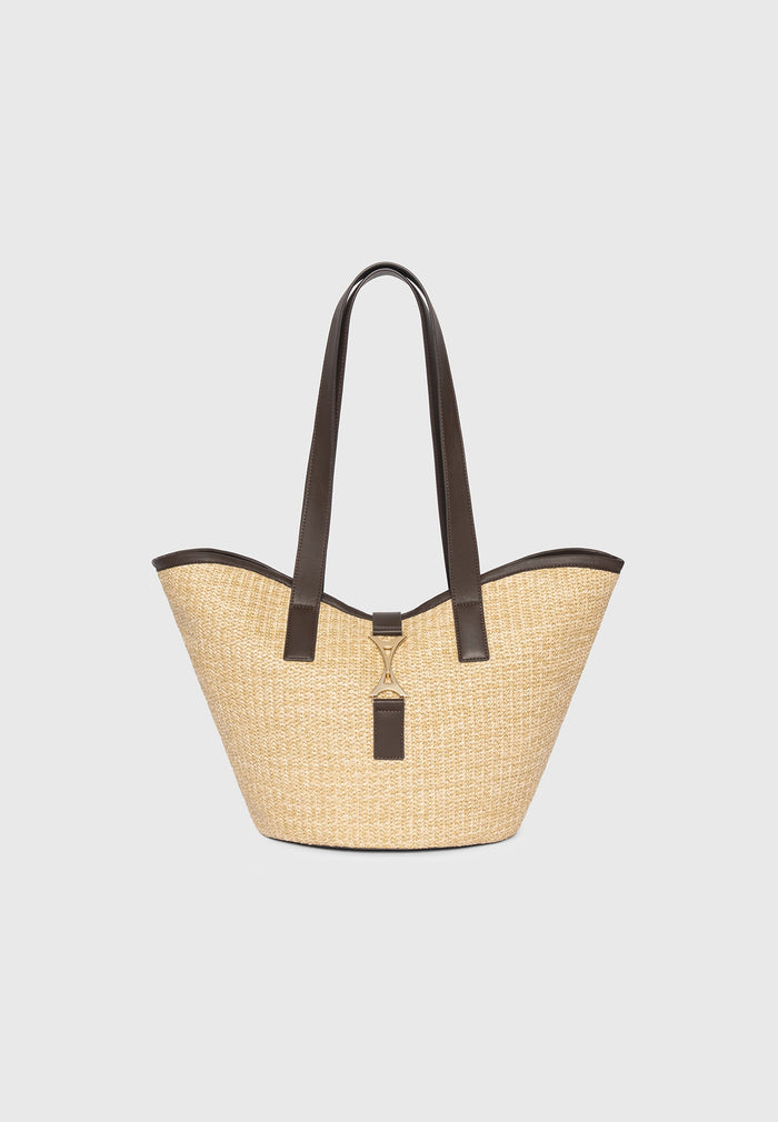 Emera - Raffia Tote Bag - Natural