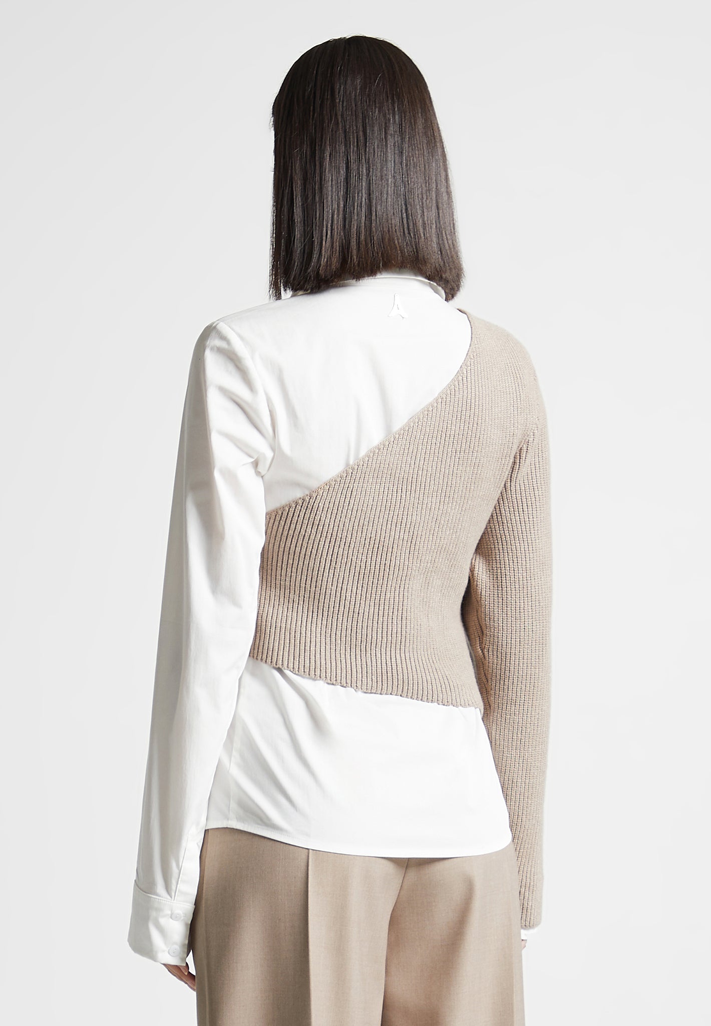 asymmetric-knitted-overlay-shirt-white-beige