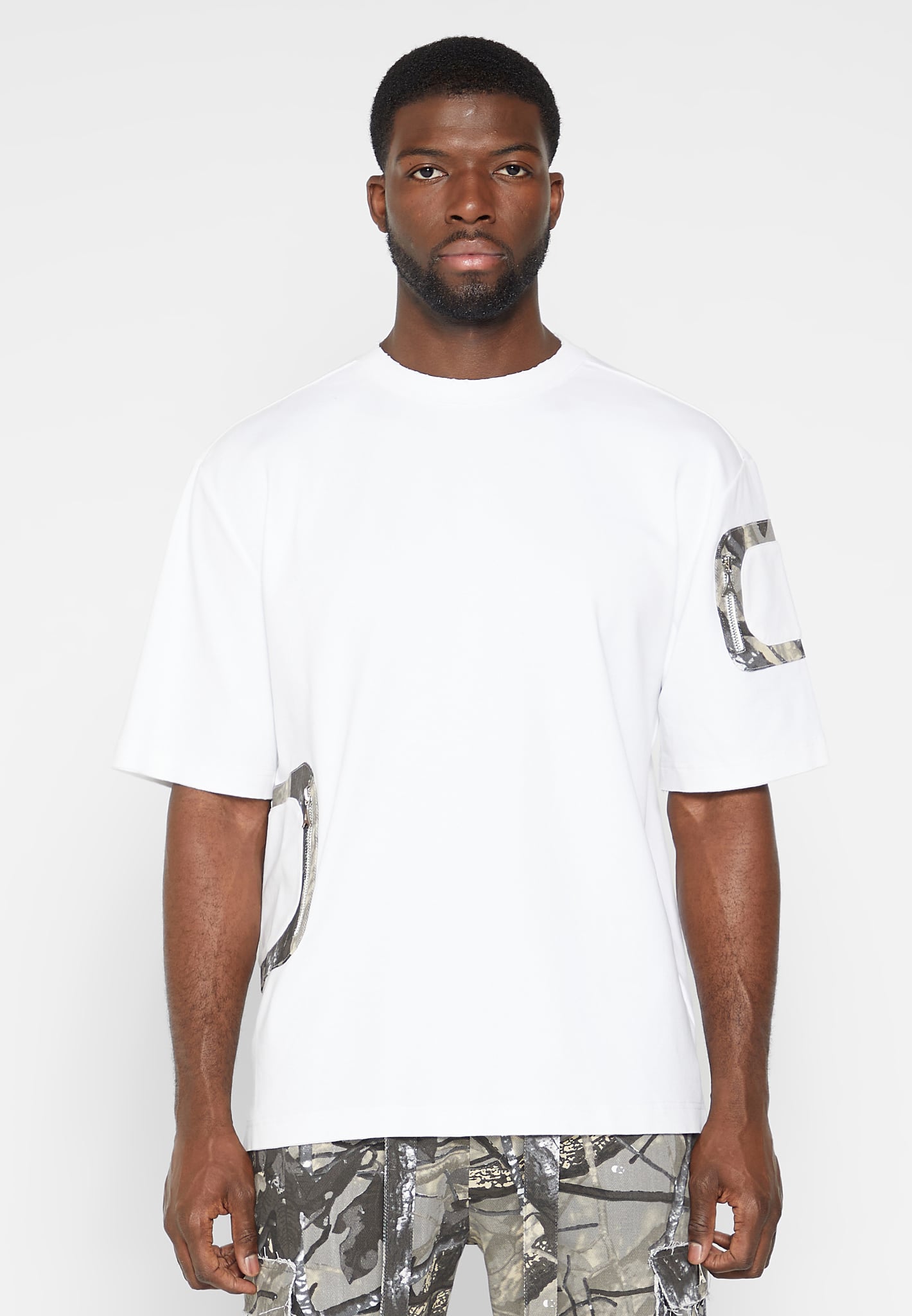 Camo Patch T-Shirt - Off White | Manière De Voir USA