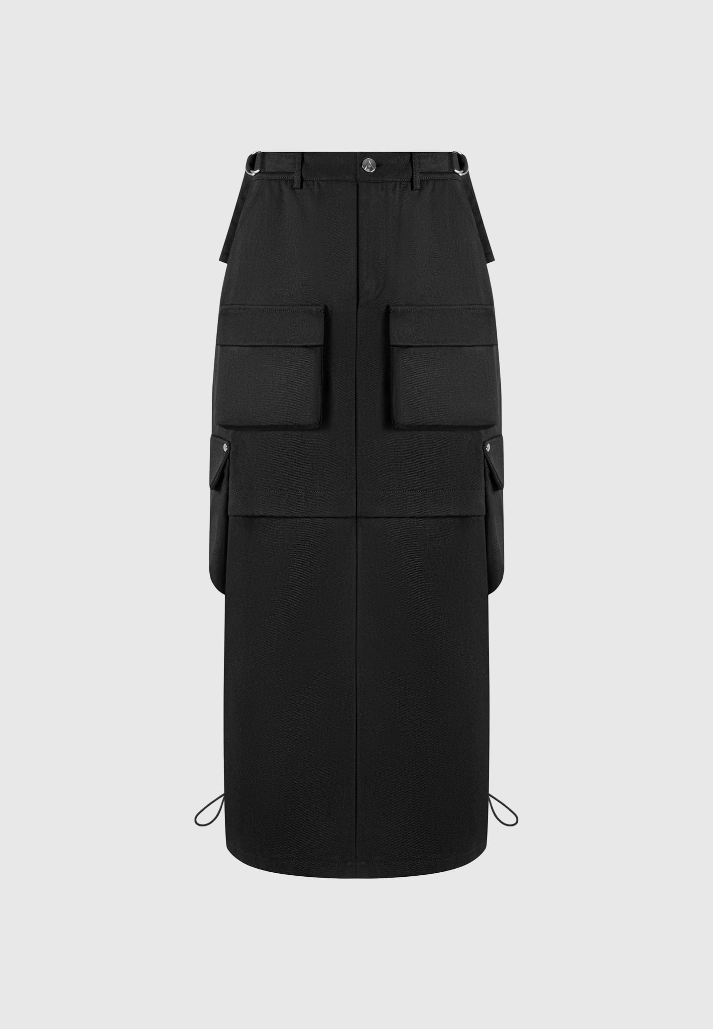 Short Sleeve Bodysuit with Hood - Black