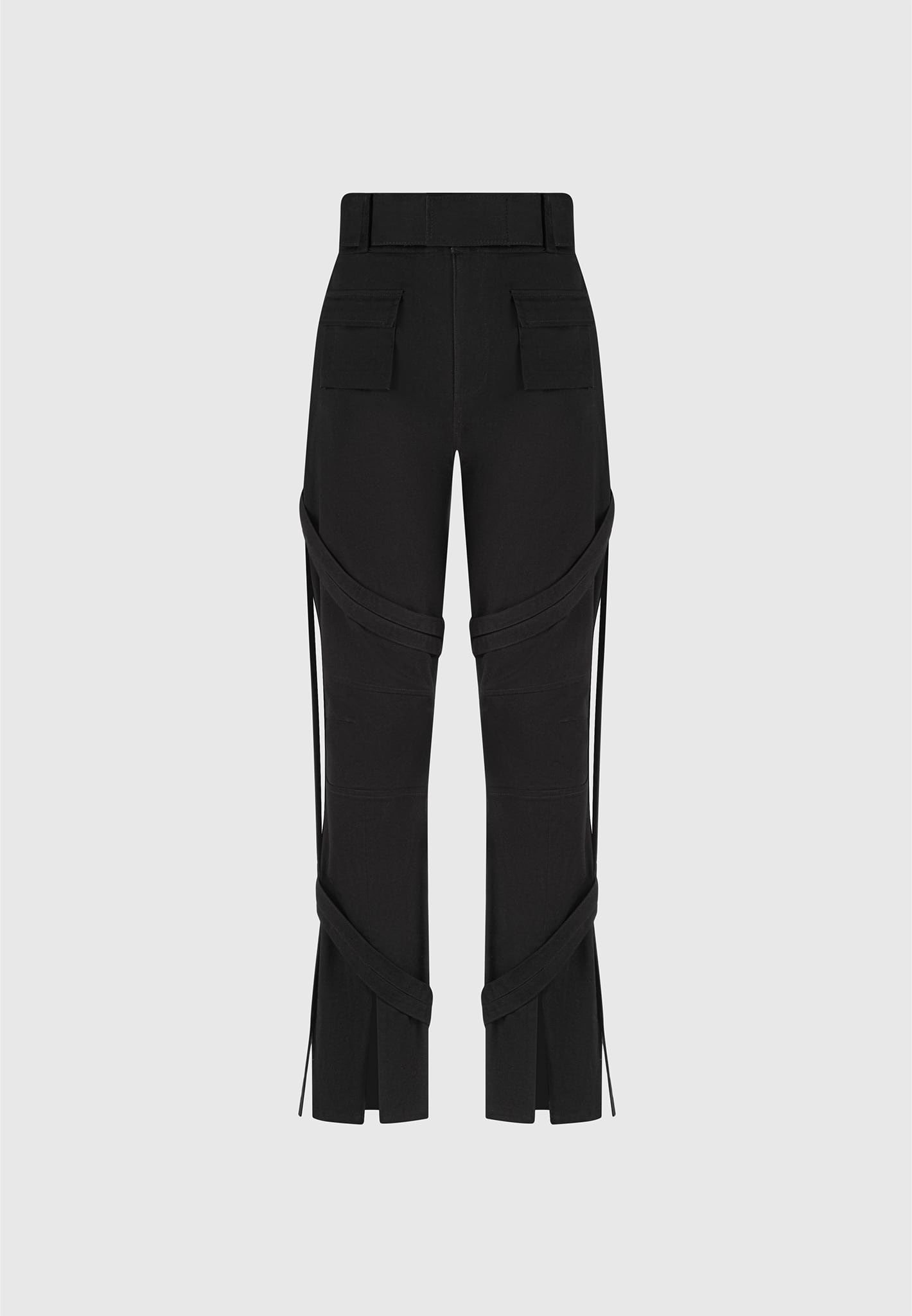Black Chain Cargo Trousers | Trousers | Select UK