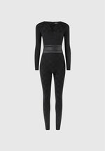 chequerboard-knit-jumpsuit-with-belt-black