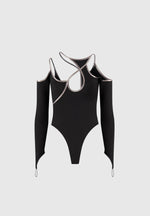 chrome-piped-contour-bodysuit-black