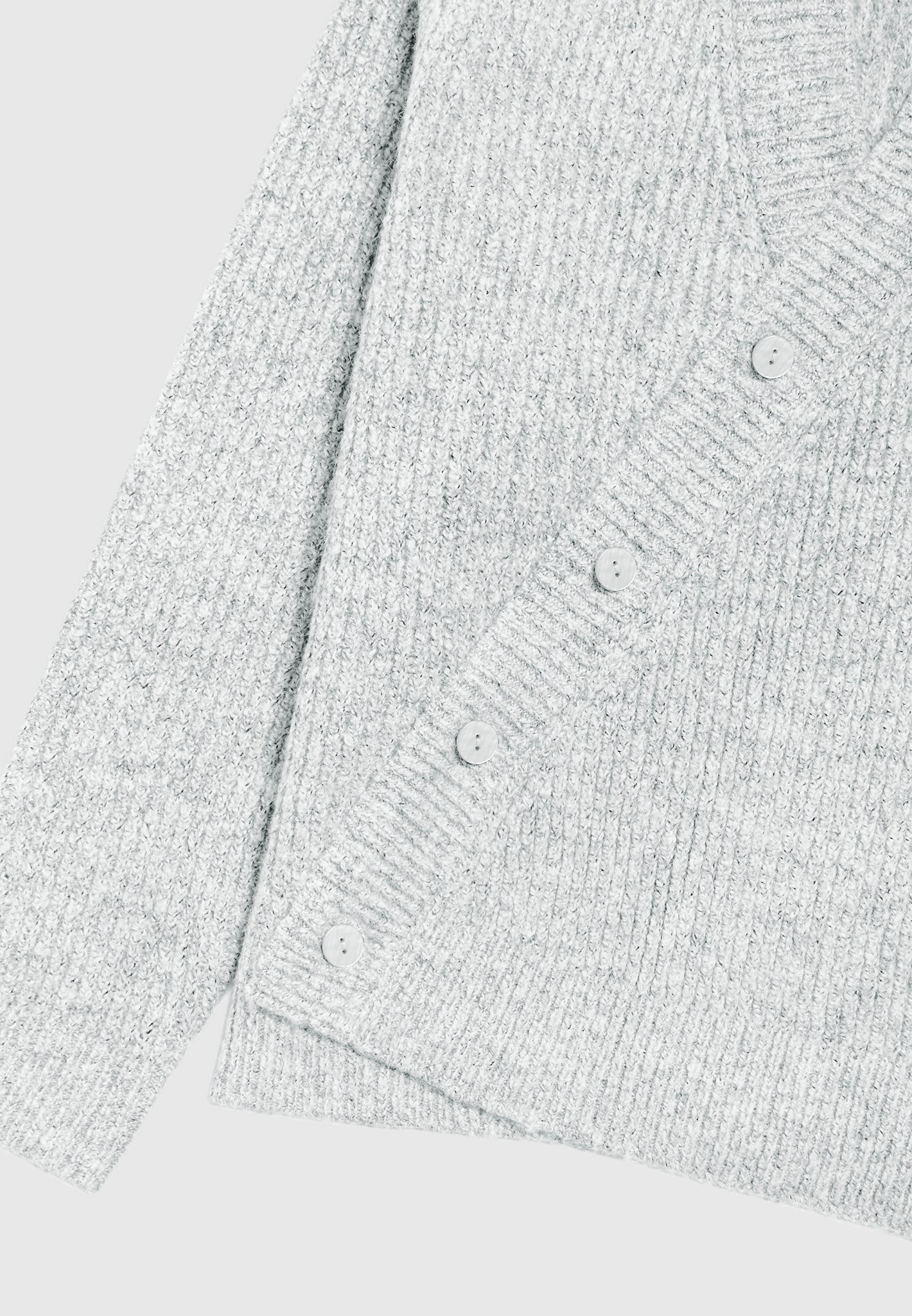 double-breasted-brushed-knit-cardigan-grey