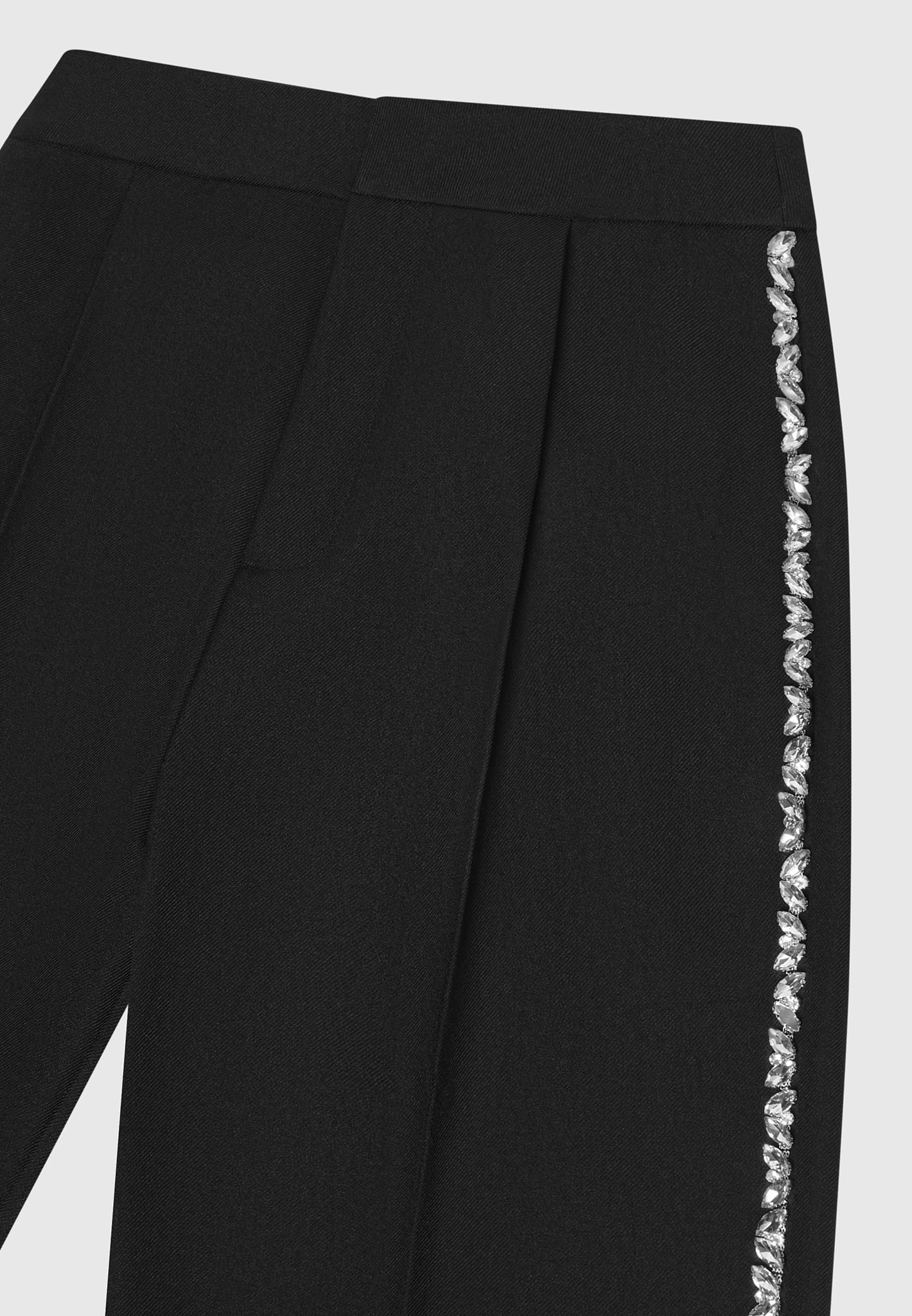 Ladies Pants - BLACK - 98/2 WOOL/LYCRA SUPER100 – Hardwick.com