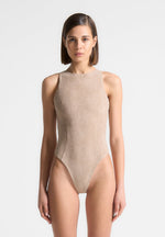 eternelle-vegan-suede-racer-neck-bodysuit-taupe