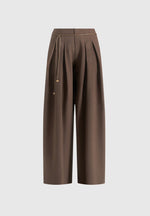 flora-box-pleat-wide-leg-belted-trousers-brown