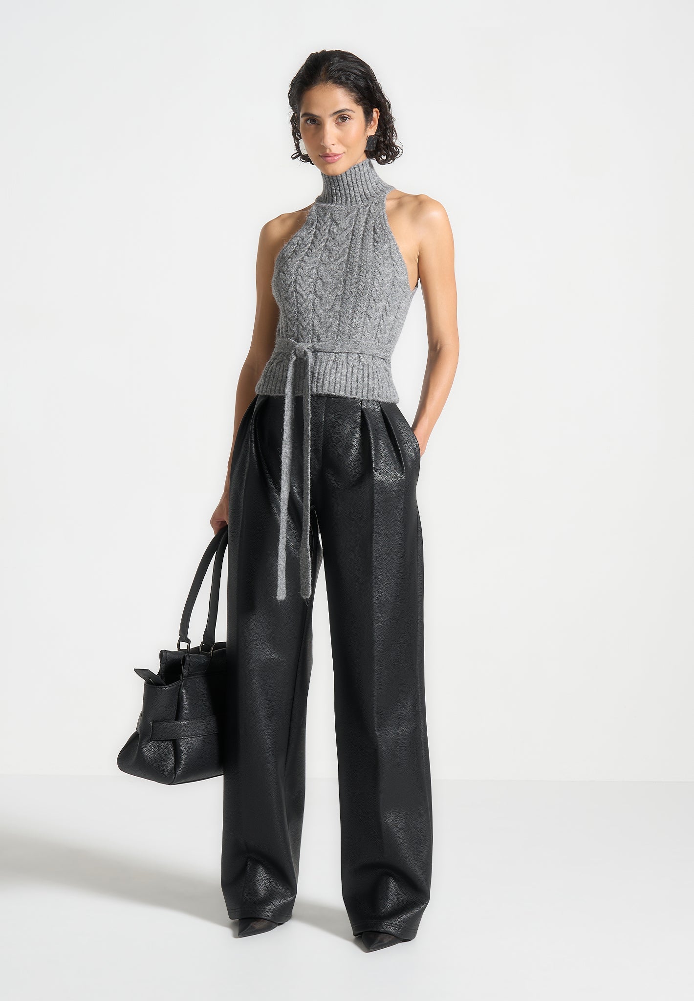 halter-cable-knit-wool-top-with-tie-grey