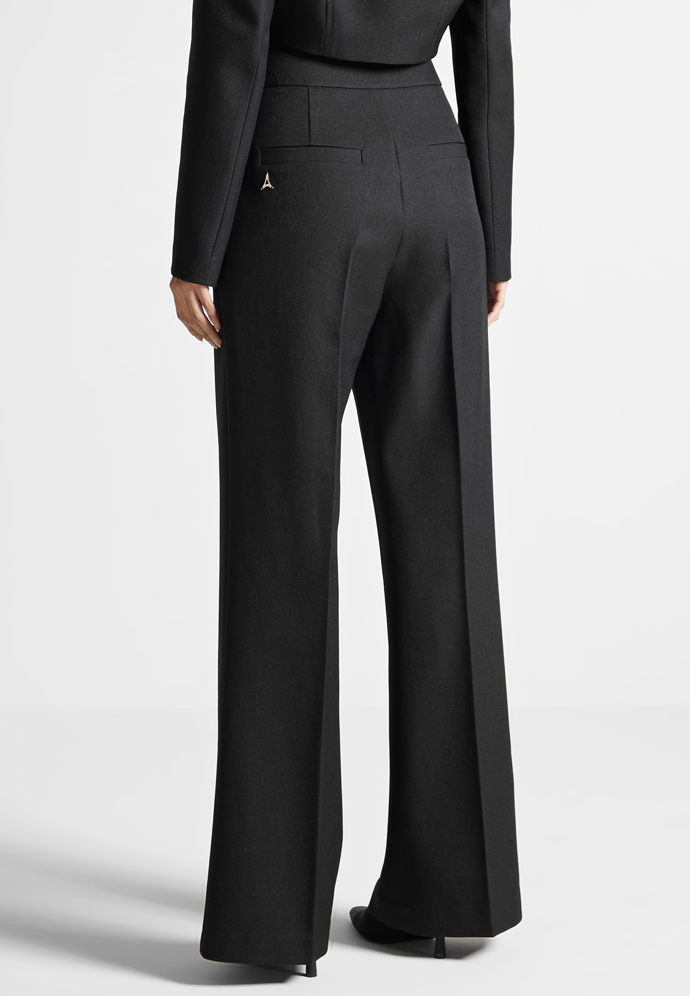 High Waisted Trousers - Black 