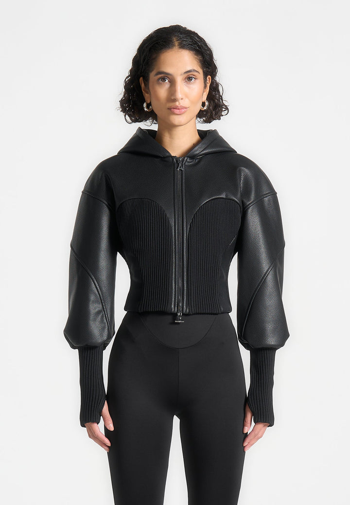 hooded-pebbled-leather-contour-jacket-black