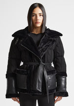 knit-and-plush-puffer-biker-jacket-black