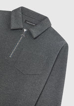 long-sleeve-polo-zip-jumper-dark-grey-marl