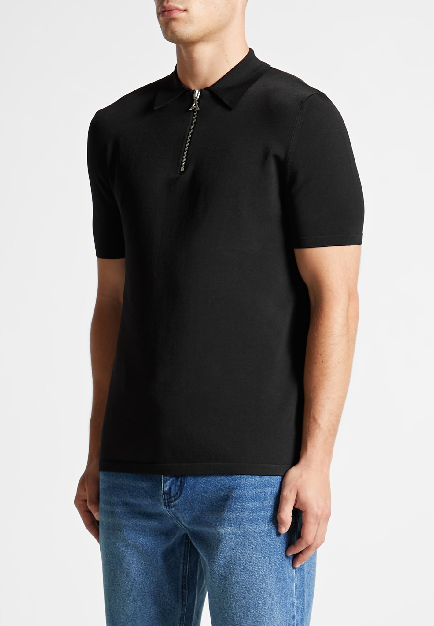 luxe-polo-top-with-zip-black