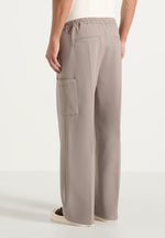 Luca - Relaxed Fit Pleated Pocket Pants - Mushroom