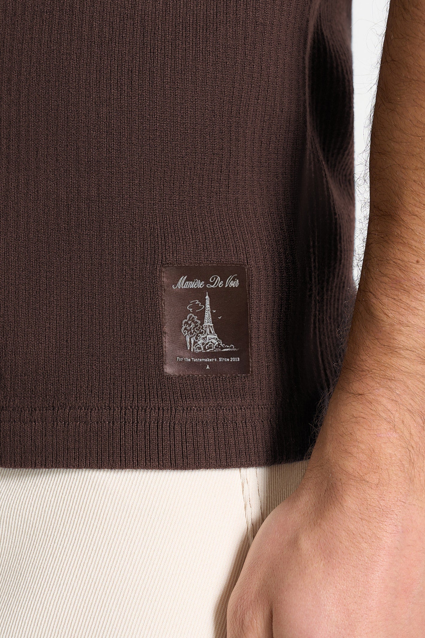 ribbed-cotton-vest-dark-brown 