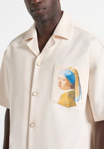 Stephane - "A Girl With A Pearl Earring" Boxy Shirt - Cream