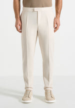 Hubert - Slim Fit Tailored Pants - Off White