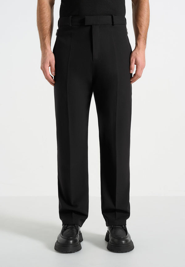 Joseph - Regular Fit Tailored Pants - Black