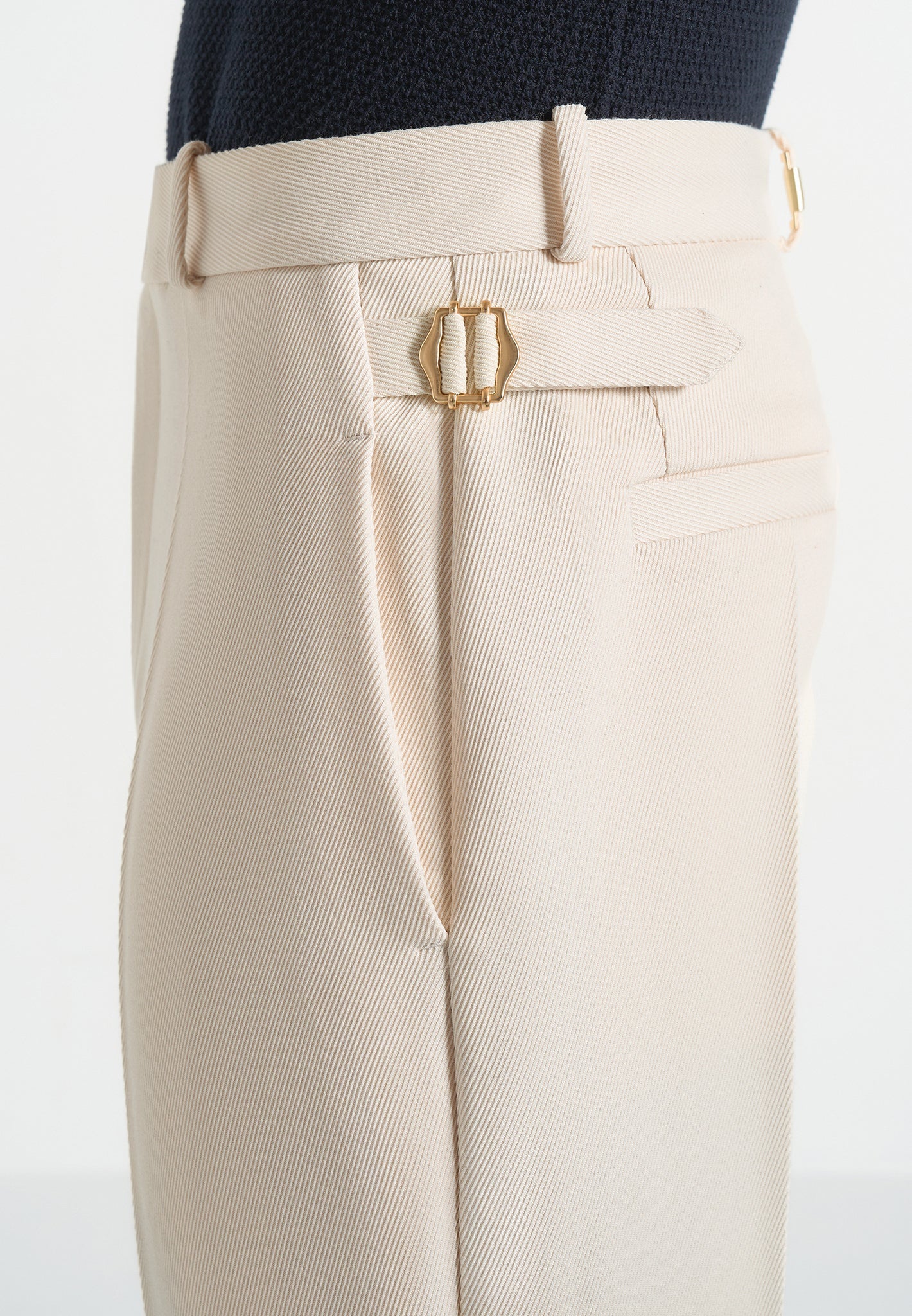 Joseph - Regular Fit Tailored Pants - Off White