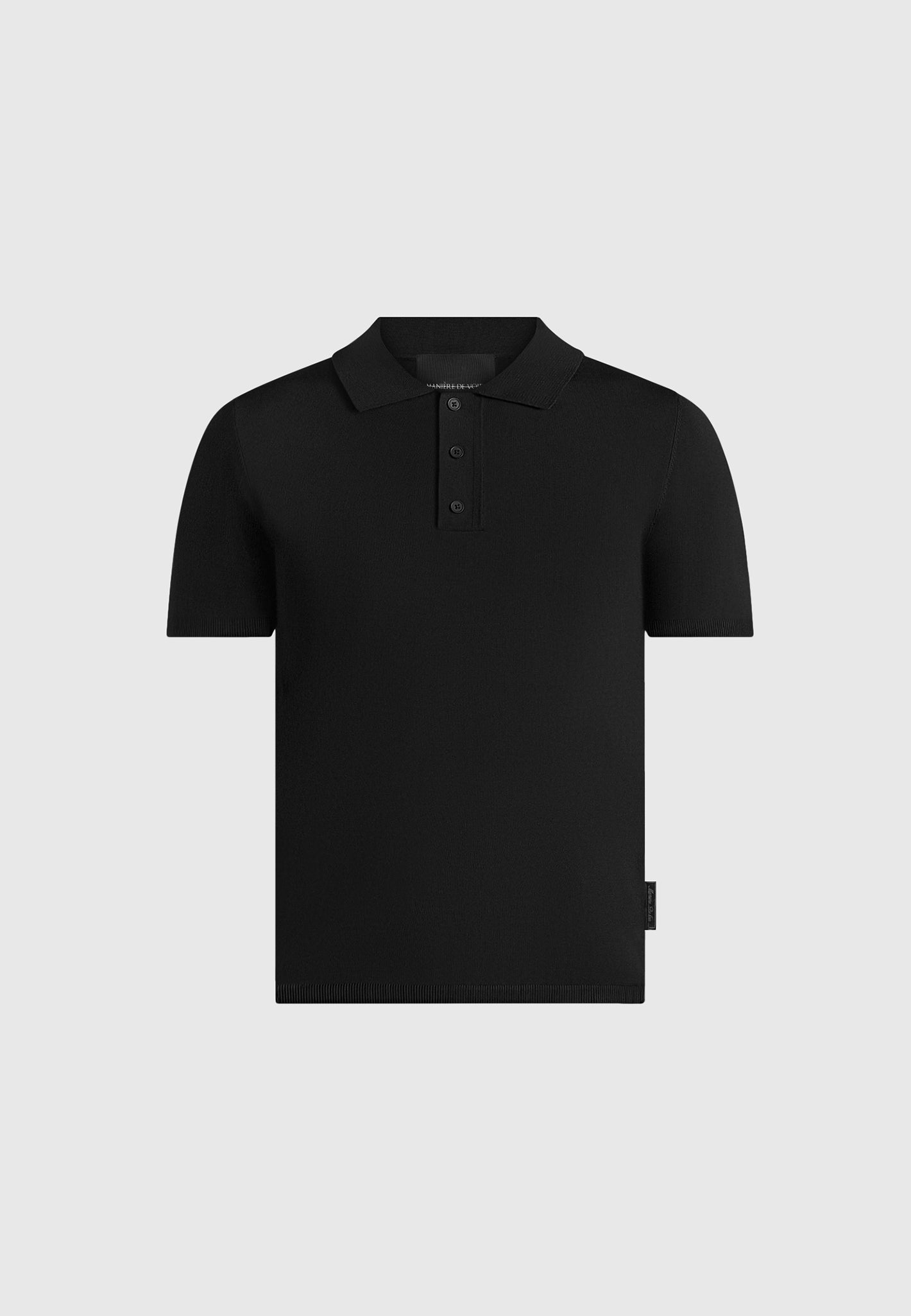 bryn-luxe-knitted-polo-top-black
