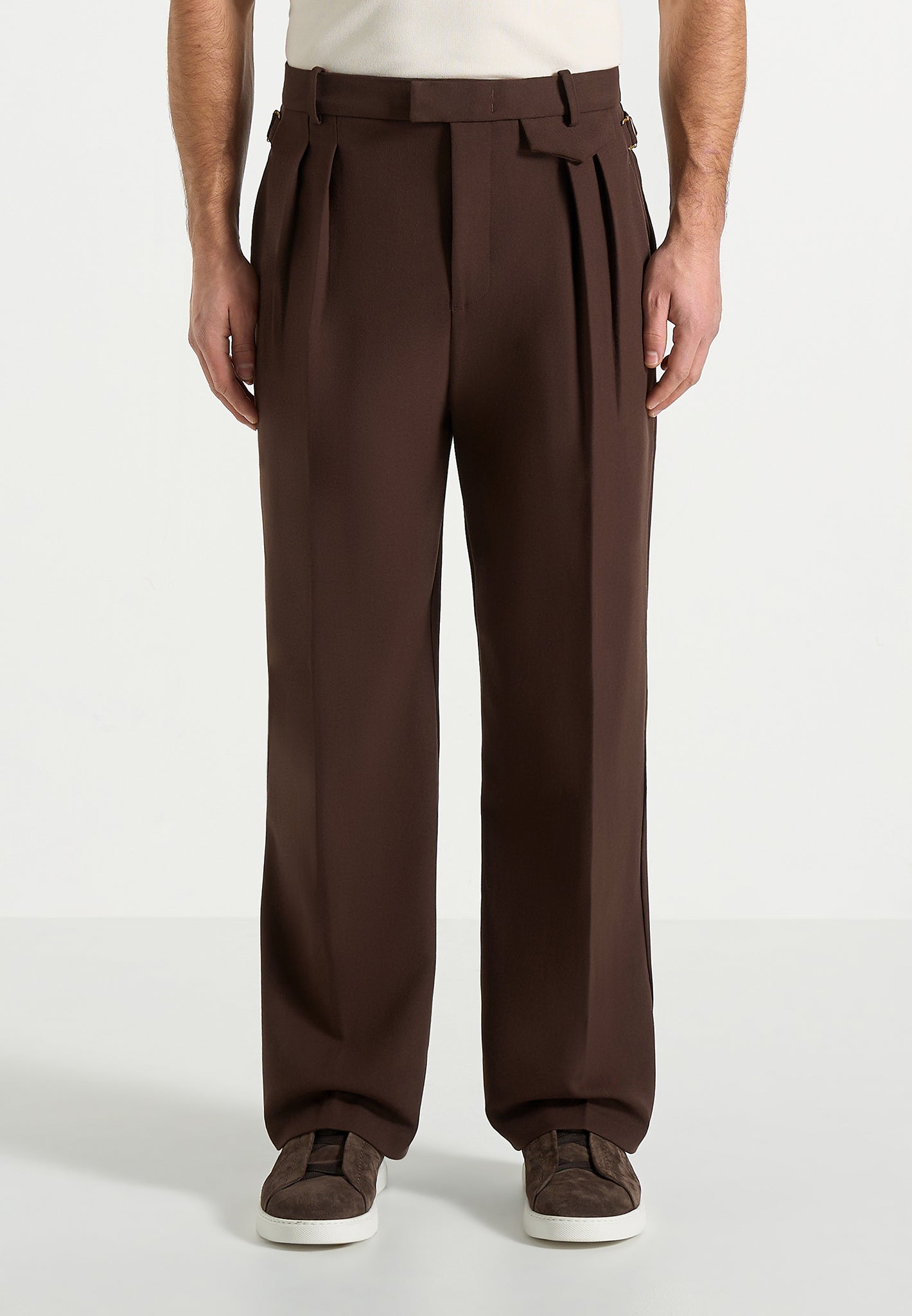 pierre-twin-pleat-tailored-trousers-brown