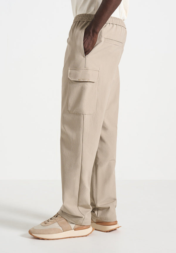 Rayan - Technical Cargo Pants - Taupe