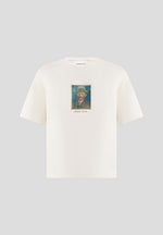 Anders - Almond Blossoms Cotton T-Shirt - Cream