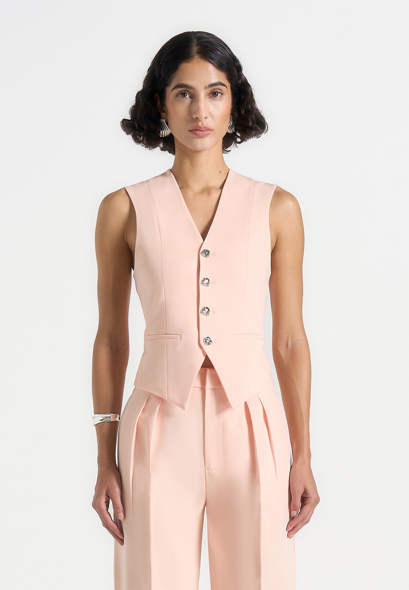 christine-tailored-cinch-waistcoat-peach