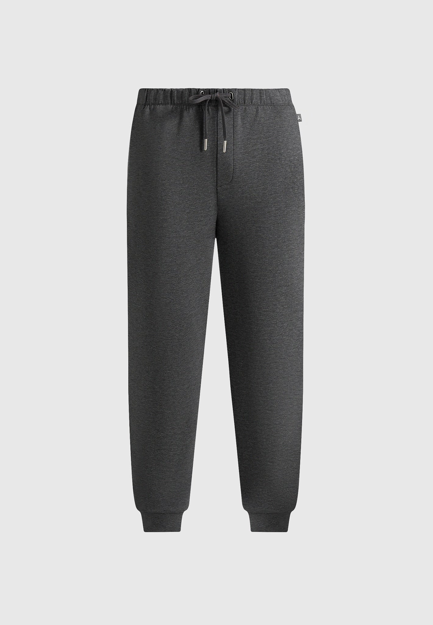 Dion - Neoprene Minimal Tapered Fit Cuffed Sweatpants  - Charcoal Grey