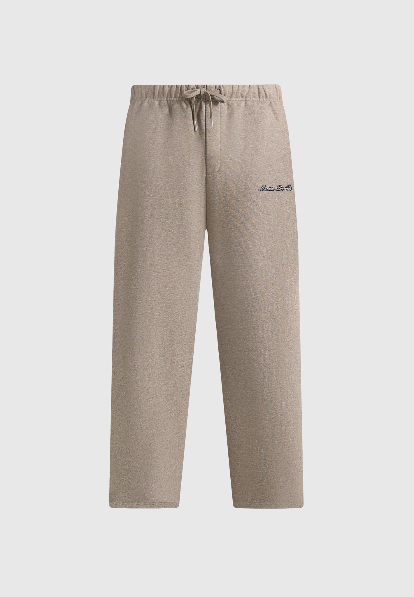 Taylor - Unisex Signature Wide Leg Sweatpants - Taupe