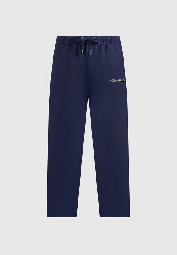JS003 - Unisex Signature Wide Leg Joggers - Navy