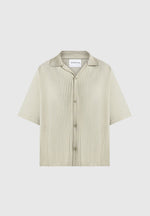 Justin - Pleated Boxy Shirt - Sage