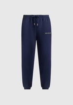 JS005 - Signature Regular Fit Cuffed Sweatpants - Navy