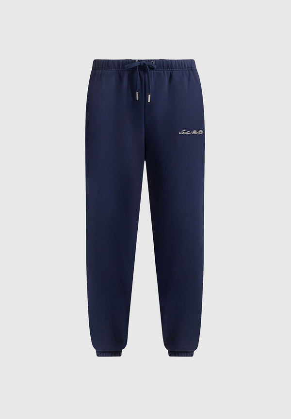 JS005 - Signature Regular Fit Cuffed Sweatpants - Navy