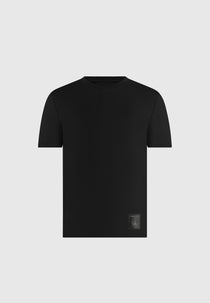 Matteo - Regular Fit Cotton T-Shirt - Black
