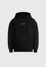 Ollie - Unisex Signature Relaxed Fit Hoodie - Black