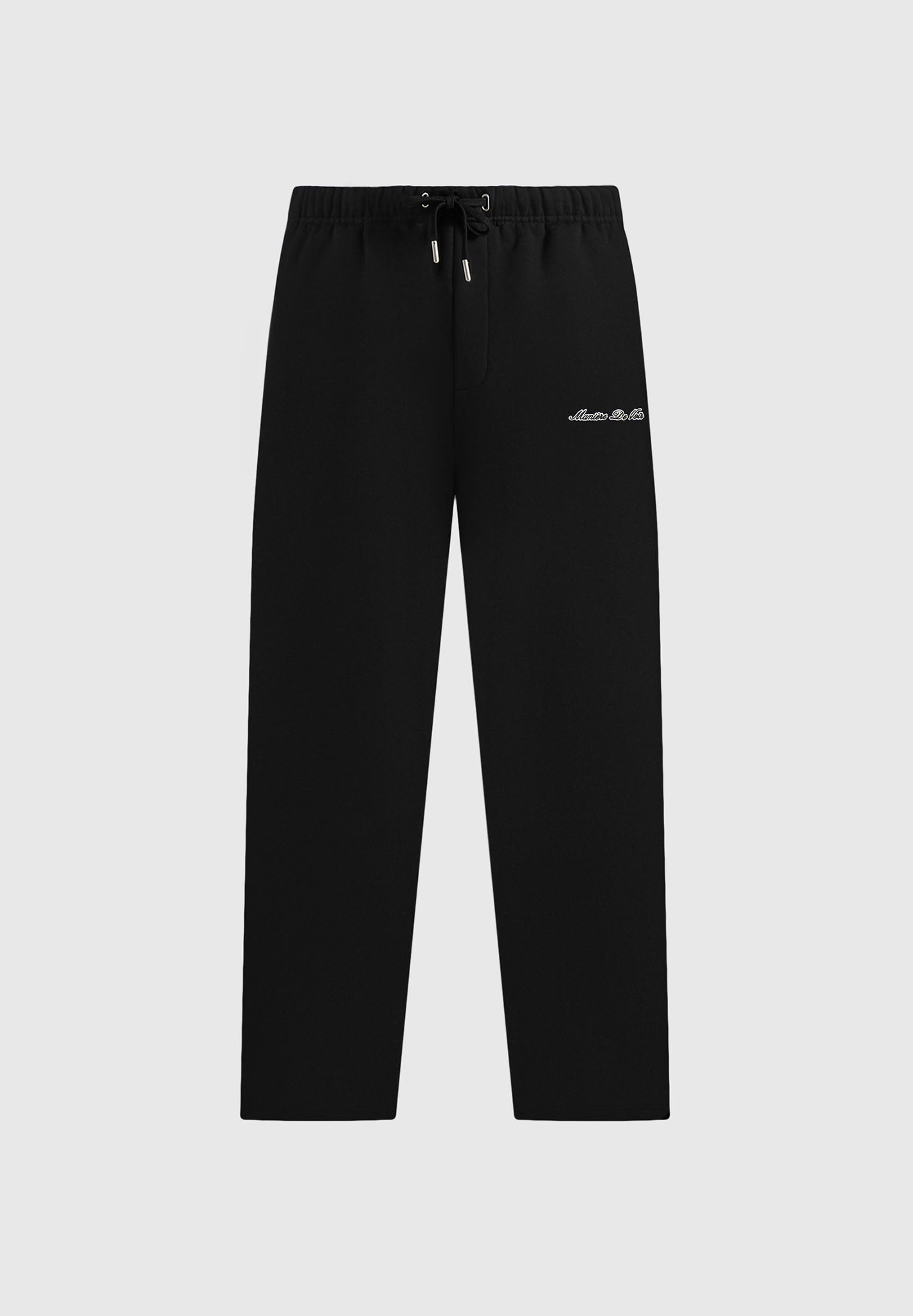 Taylor - Unisex Signature Wide Leg Sweatpants - Black