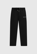 Taylor - Unisex Signature Wide Leg Sweatpants - Black