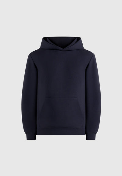 drew-neoprene-minimal-regular-fit-hoodie-navy
