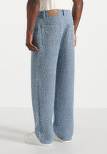 Arnault - Boucle Denim Relaxed Fit Jeans - Blue