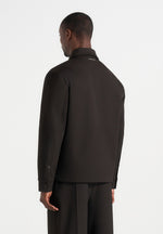 Valentin - Tailored Overshirt - Dark Brown