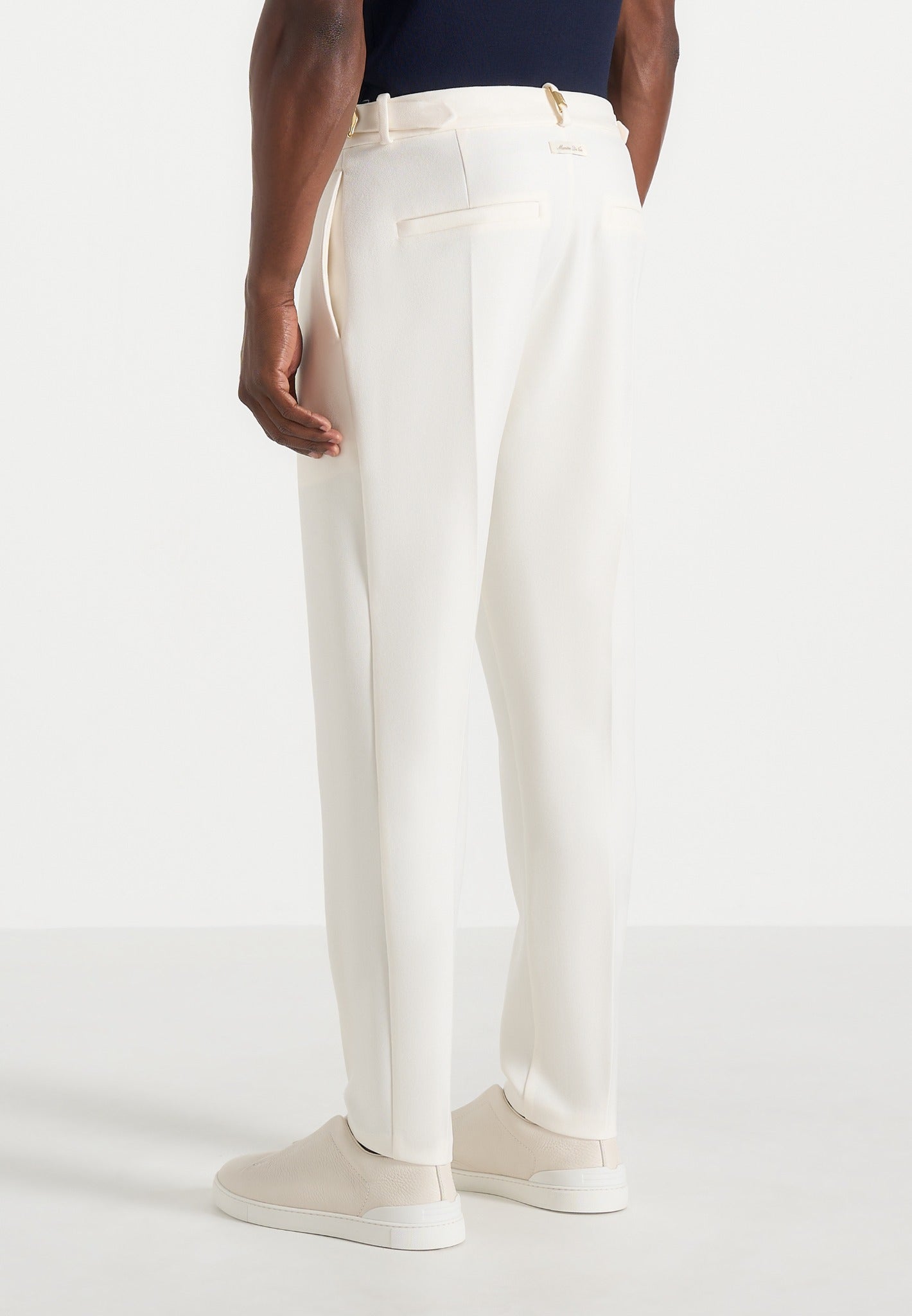Hubert - Slim Fit Tailored Pants - Off White