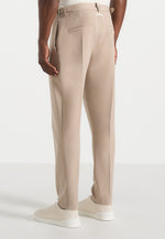 Hubert - Slim Fit Tailored Pants - Beige