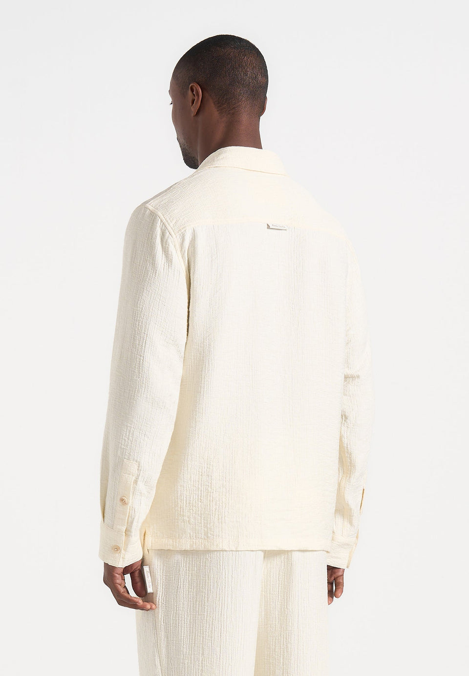 bailey-unisex-textured-long-sleeve-shirt-cream