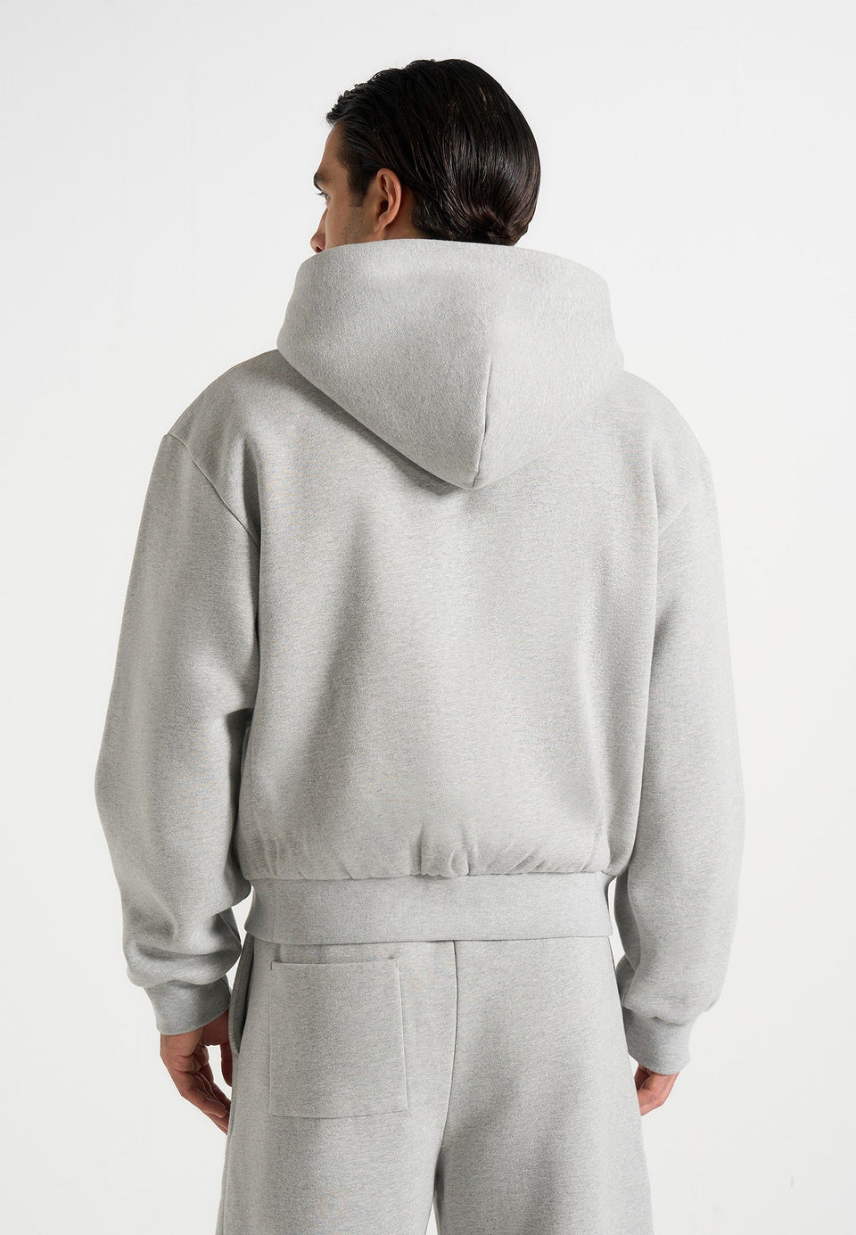 js002-unisex-signature-relaxed-fit-zip-hoodie-marl-grey