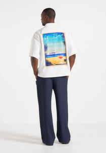 St. Barts - Relaxed Fit Shirt - White