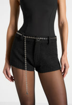 elina-tweed-mini-shorts-black